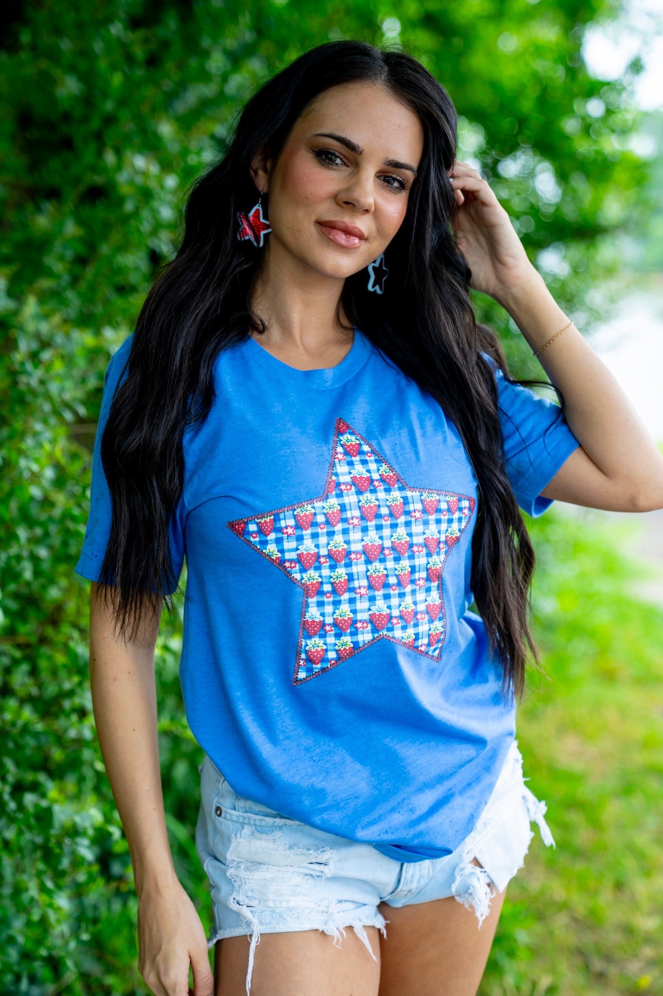 Red White & Berry | Columbia Blue | Short Sleeve