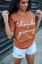 Load image into Gallery viewer, Thanks + Giving | Heather Autumn | Short Sleeve
