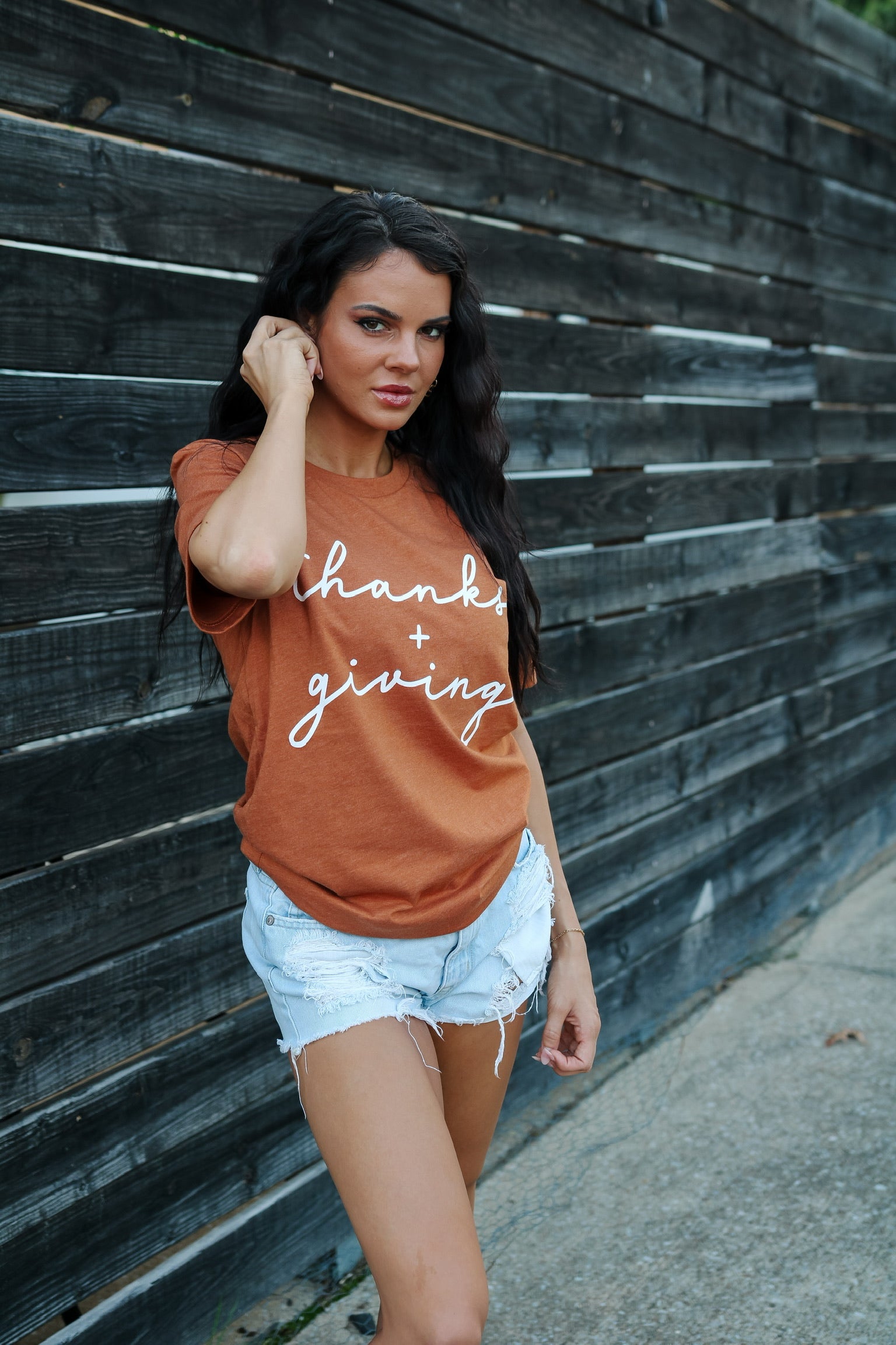 Thanks + Giving | Heather Autumn | Short Sleeve
