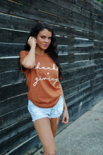 Load image into Gallery viewer, Thanks + Giving | Heather Autumn | Short Sleeve
