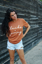 Load image into Gallery viewer, Thanks + Giving | Heather Autumn | Short Sleeve
