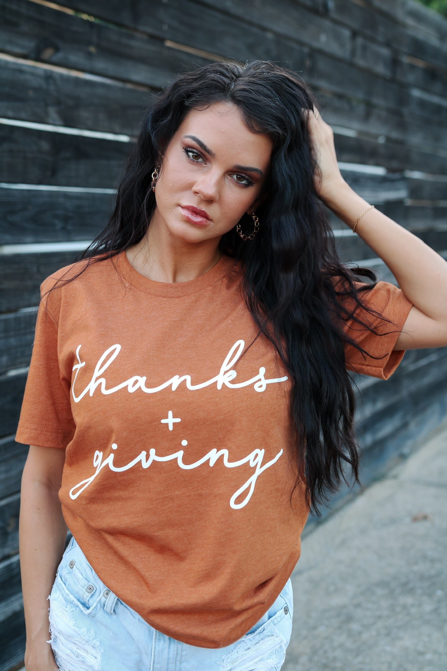 Thanks + Giving | Heather Autumn | Short Sleeve