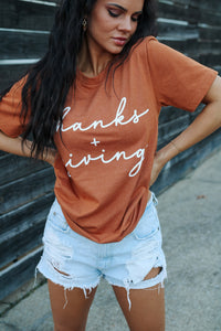 Thanks + Giving | Heather Autumn | Short Sleeve