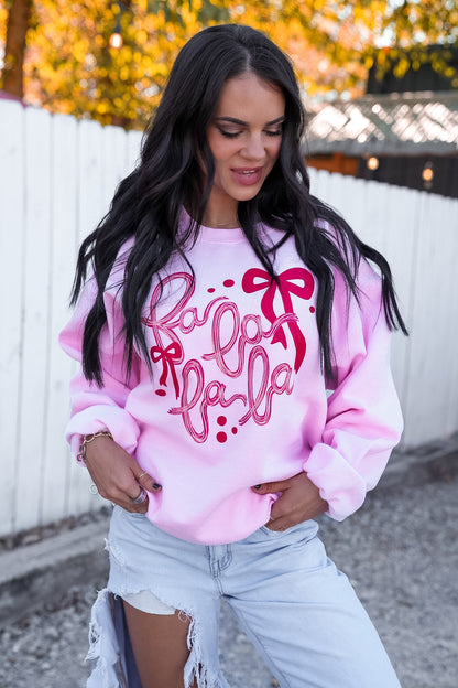 Fa La La La  | Cindy Lou Pink | Crewneck Sweatshirt