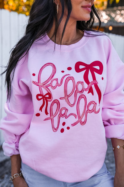 Fa La La La  | Cindy Lou Pink | Crewneck Sweatshirt