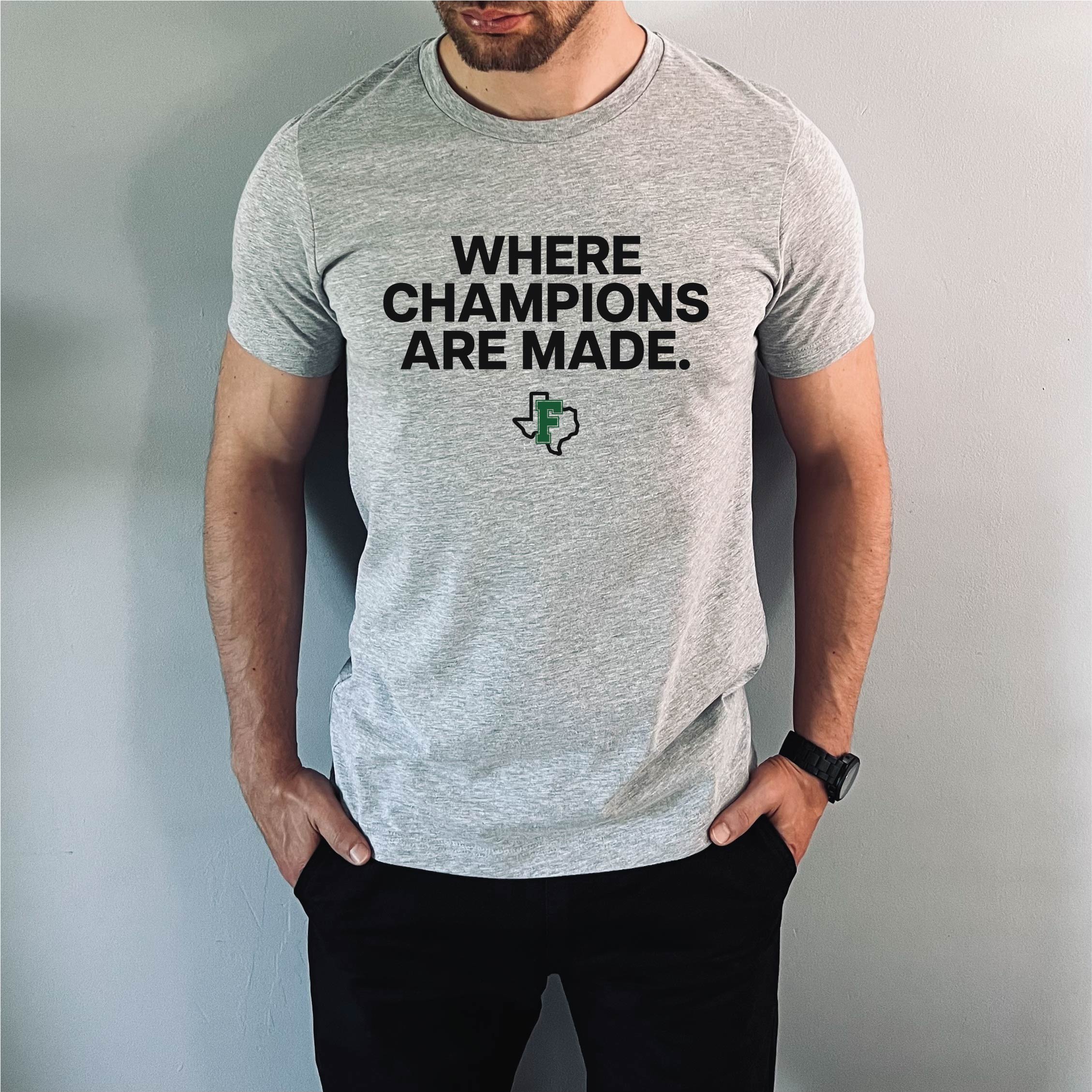 Where Champions Are Made | Athletic Heather | Short Sleeve