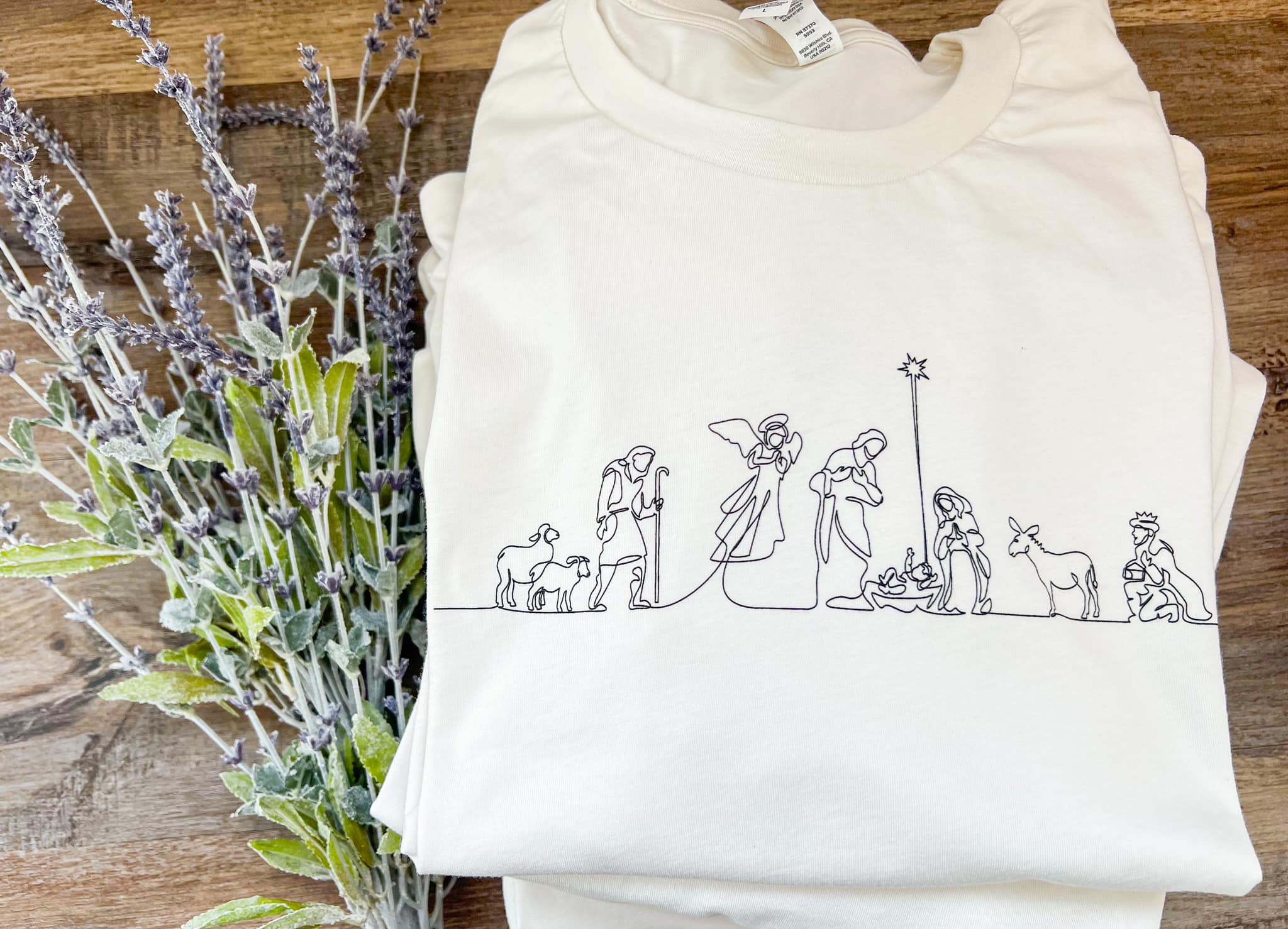 Nativity | Vintage White | Short Sleeve Tee