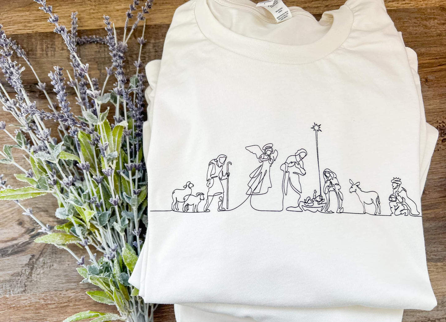 Nativity | Vintage White | Short Sleeve Tee