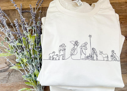 Nativity | Vintage White | Short Sleeve Tee