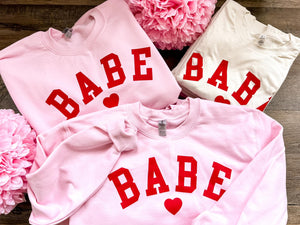 BABE | Light Pink | Sweatshirt