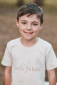 Little Bird | Vintage White | Youth | Short Sleeve Tee