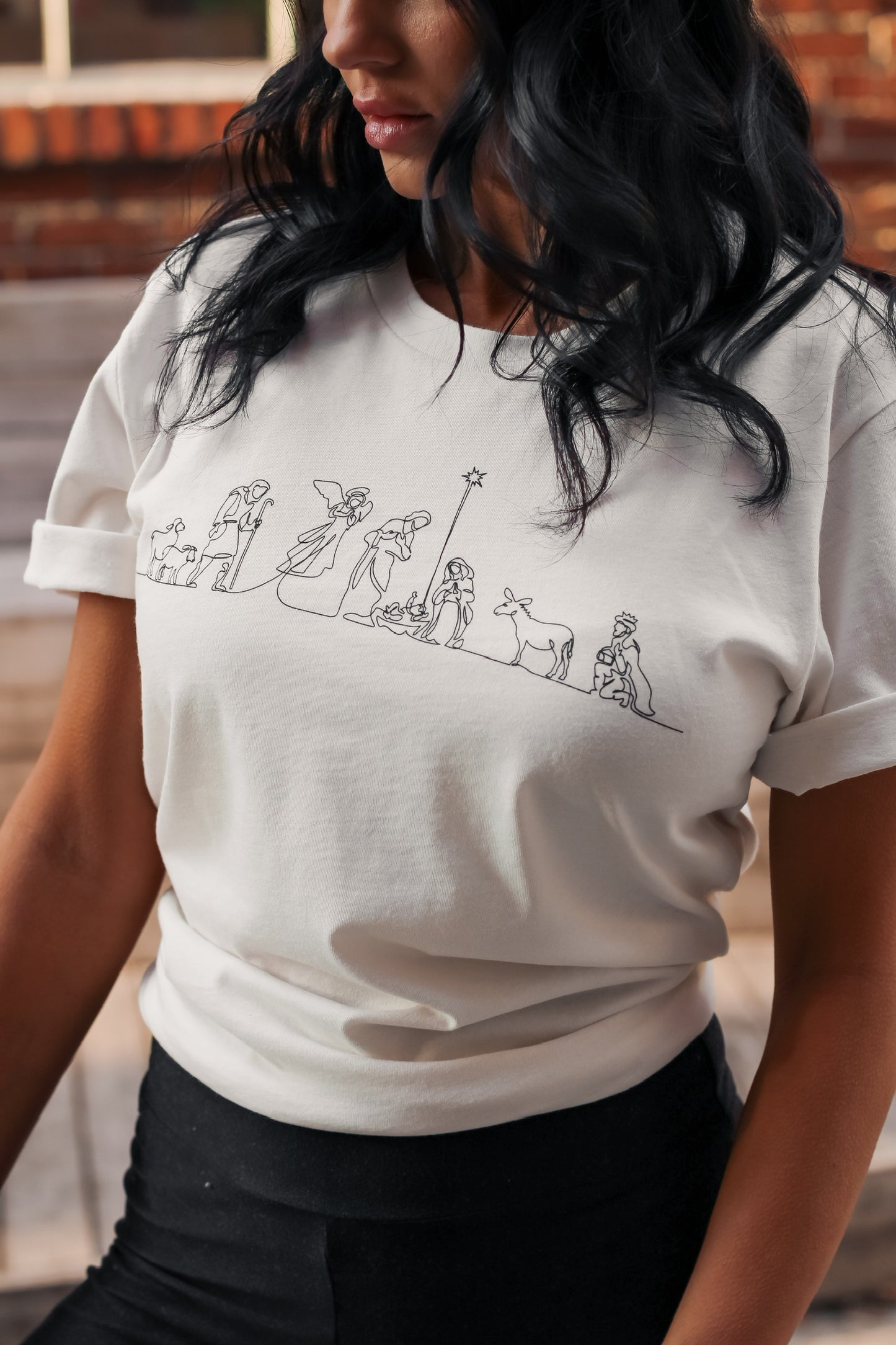 Nativity | Vintage White | Short Sleeve Tee