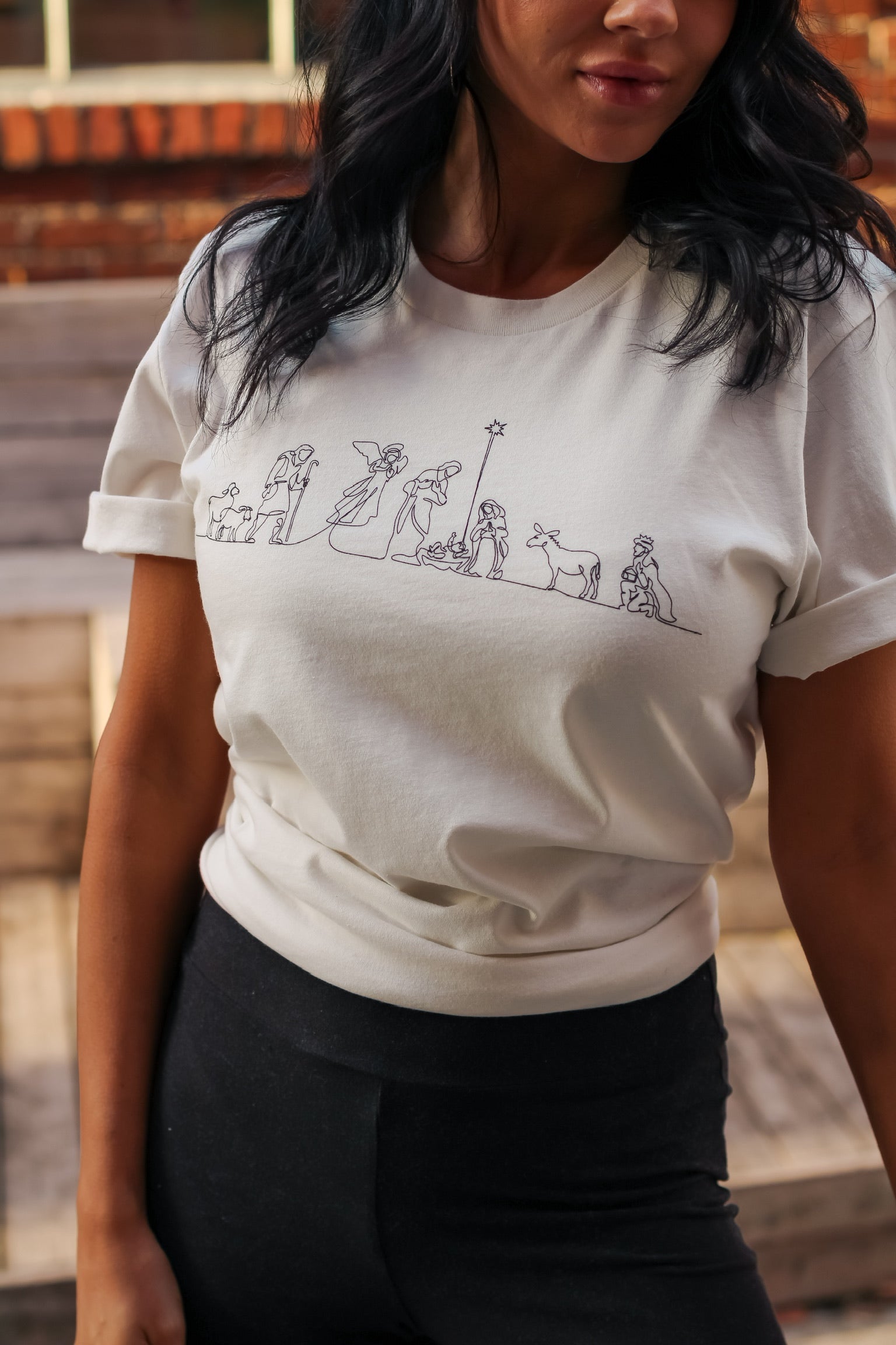Nativity | Vintage White | Short Sleeve Tee