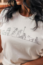 Load image into Gallery viewer, Nativity | Vintage White | Short Sleeve Tee
