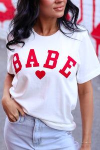 BABE | Vintage White | Short Sleeve Tee