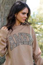 Load image into Gallery viewer, Amen | Sandstone | Sweatshirt
