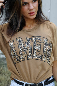 Amen | Camel | Short Sleeve Tee