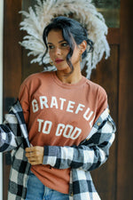 Load image into Gallery viewer, Grateful To God  | Long Sleeve

