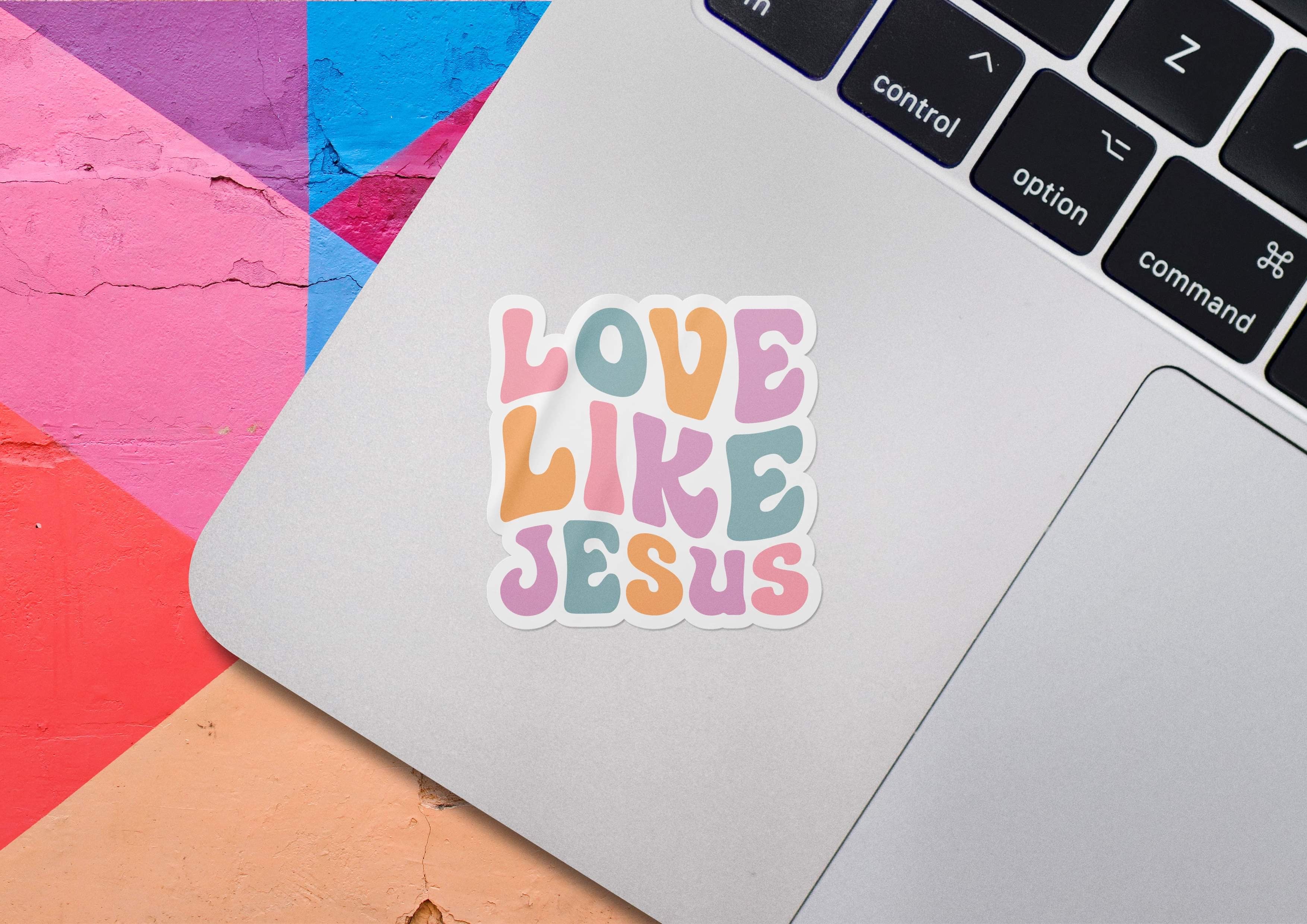 Love Like Jesus Vinyl Sticker ( Pack of 10 )