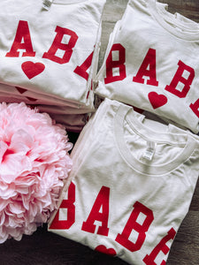 BABE | Vintage White | Short Sleeve Tee
